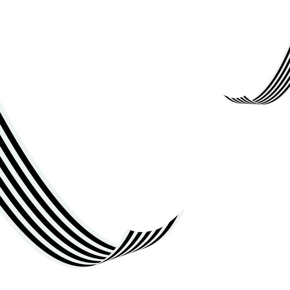 cinta objeto con rayas, a rayas modelo vector