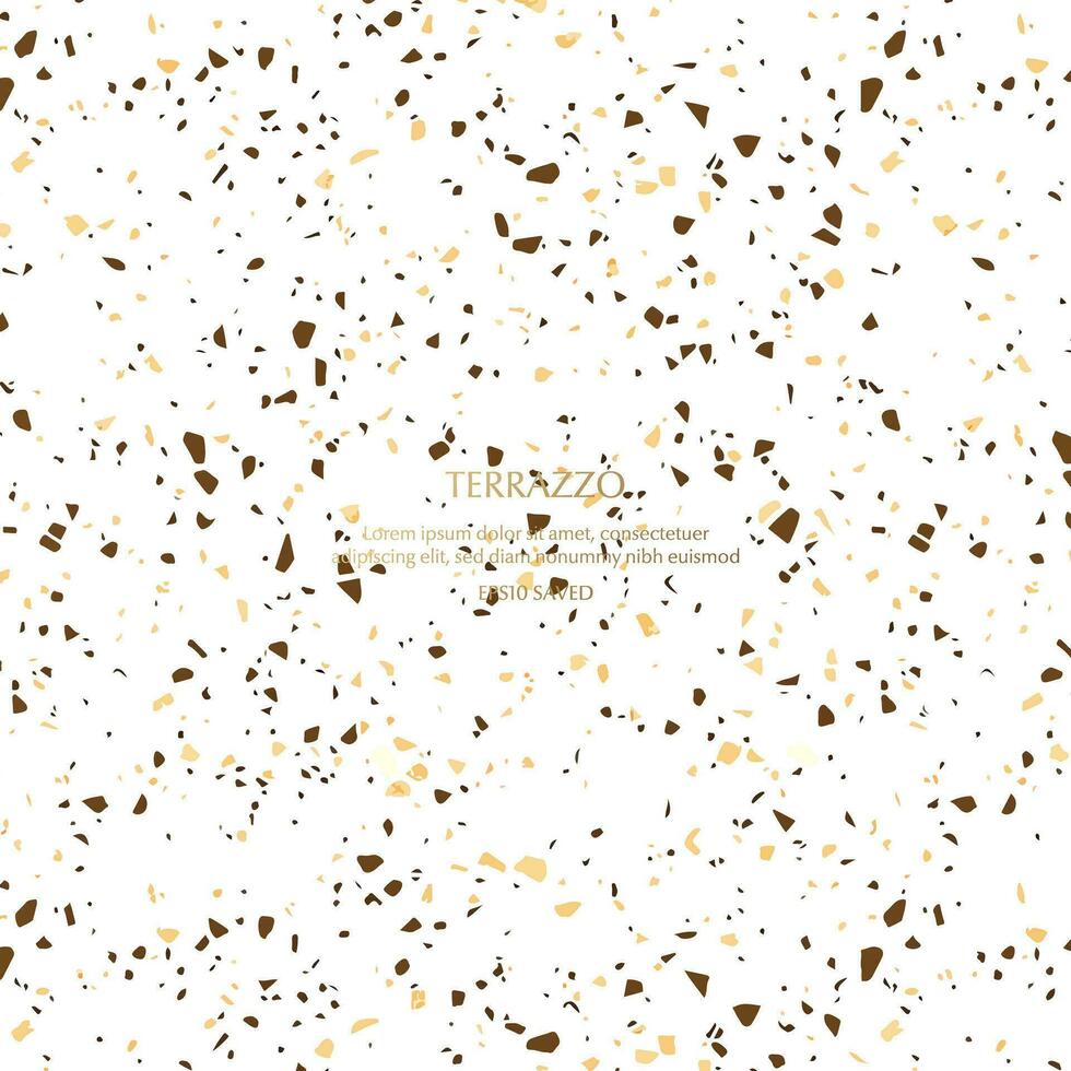 Terrazzo Pattern. Endless cement texture background vector