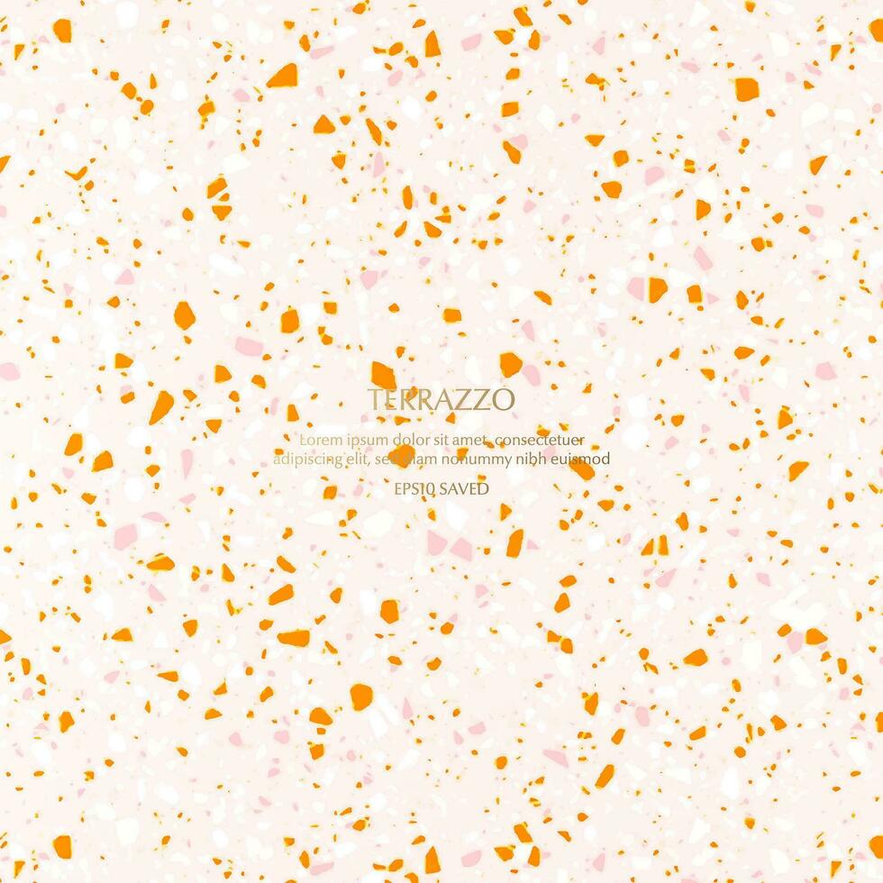 Terrazzo Pattern. Endless cement texture background vector