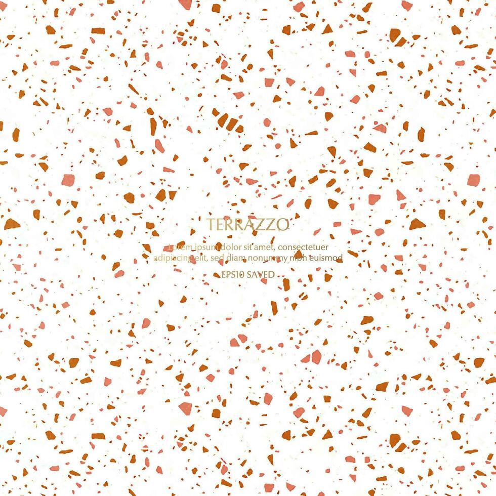 Terrazzo Pattern. Endless cement texture background vector