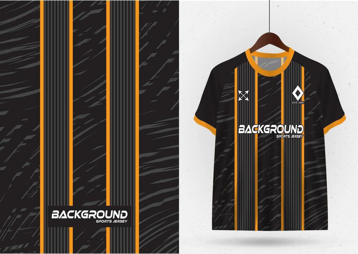 soccer jersey t-shirt design template mockup for football club vector