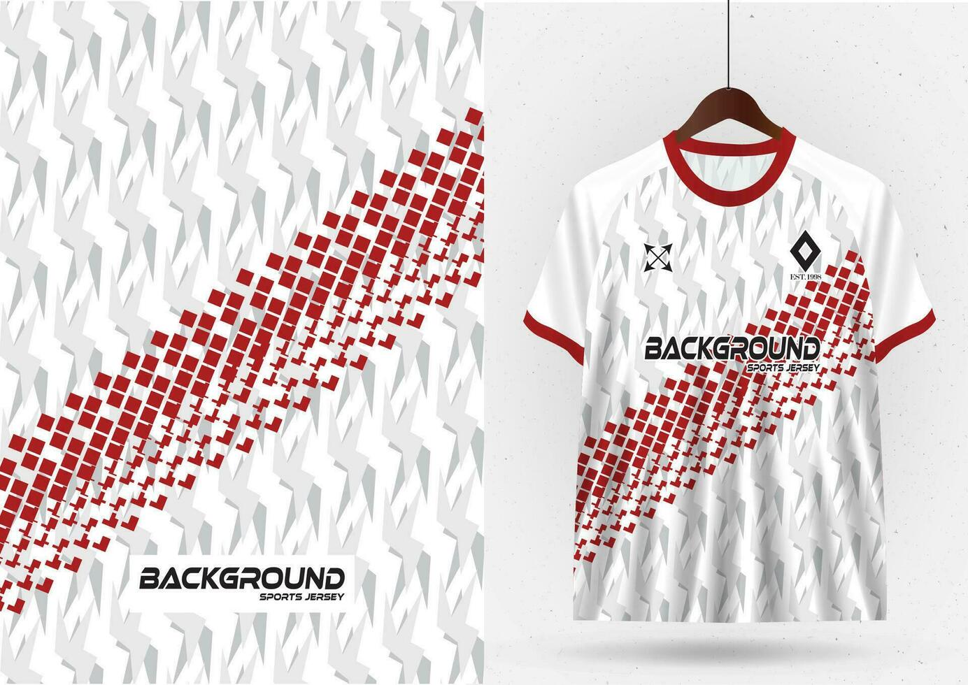 soccer jersey t-shirt design template mockup for football club vector