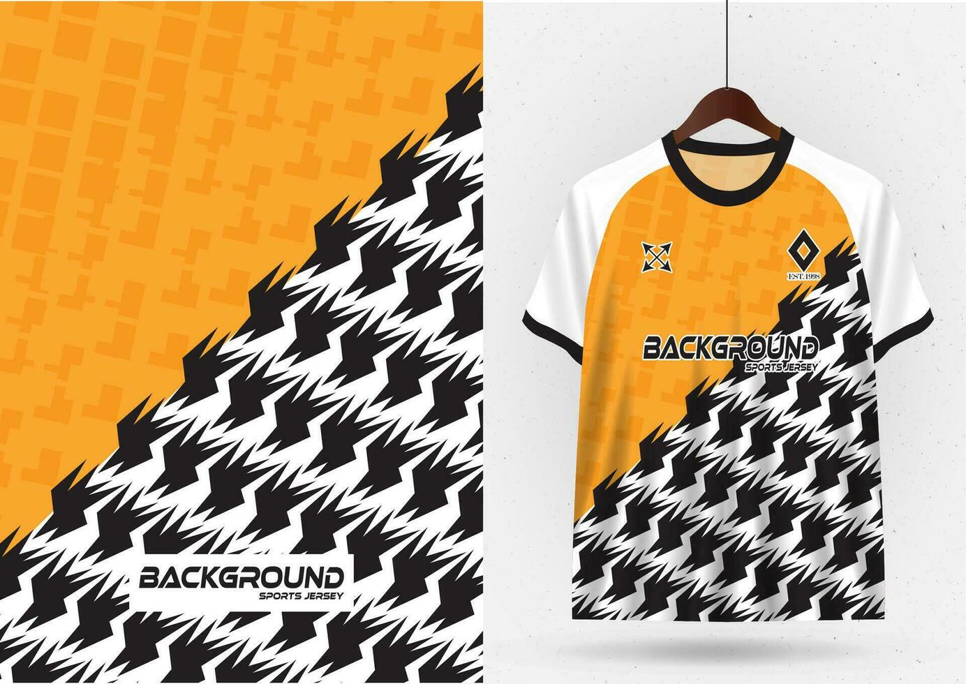 soccer jersey t-shirt design template mockup for football club vector