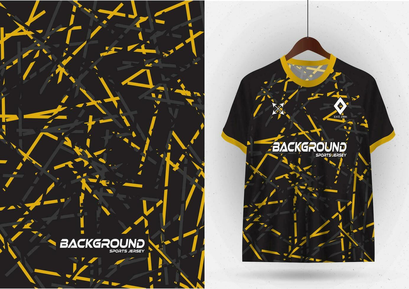 fútbol jersey camiseta diseño modelo Bosquejo para fútbol americano club vector