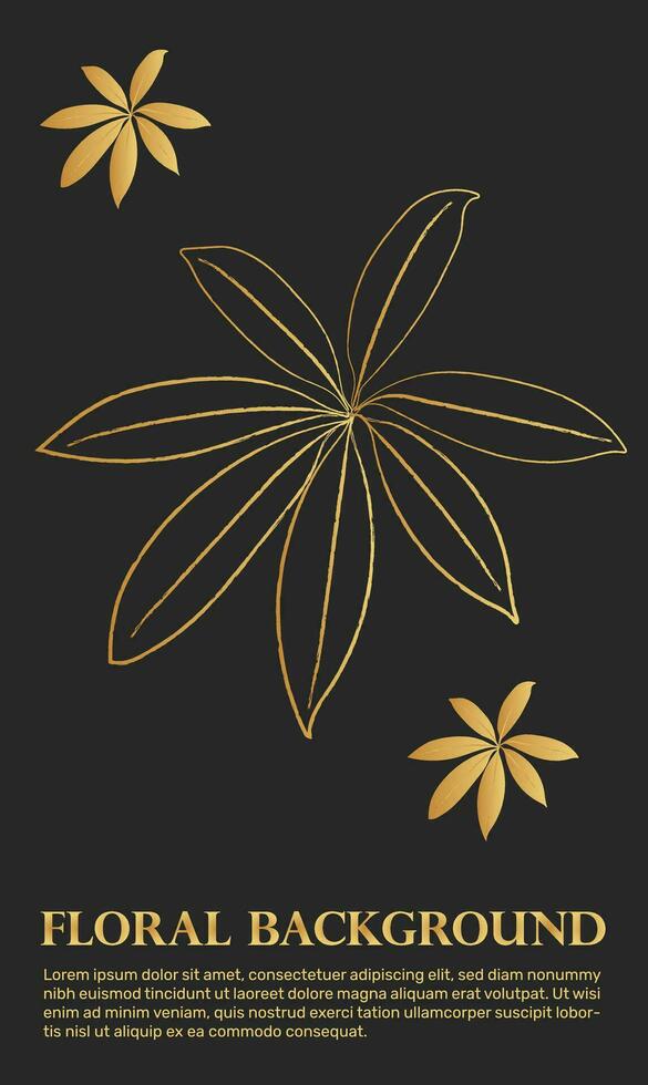 Abstract wall art prints set. Interior home decor posters with leaves, plants in monochrome. Black and white botanical paintings, posters, printable, prints Minimal Mid Century Modern illustration vector