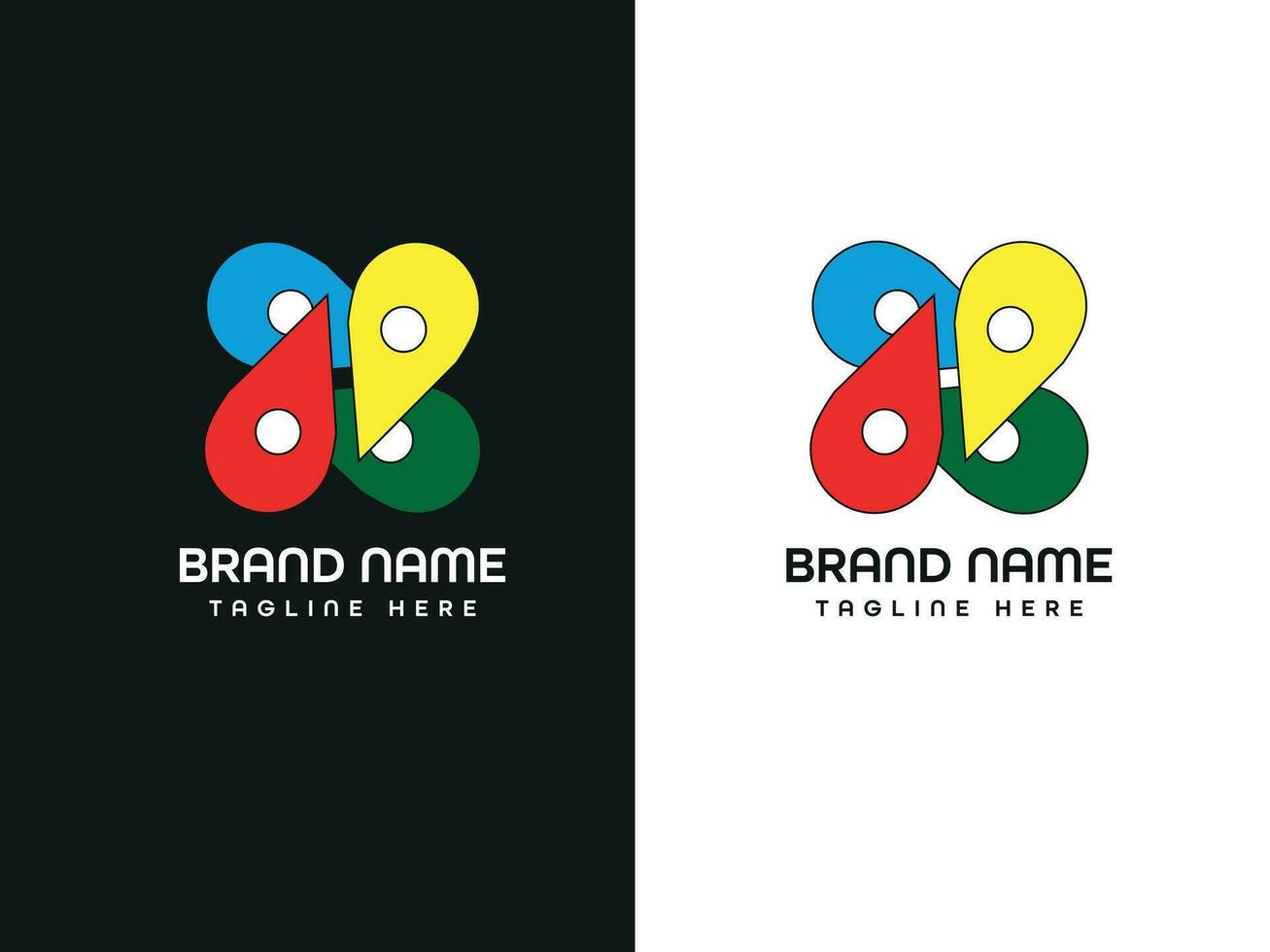 letter logo design vector