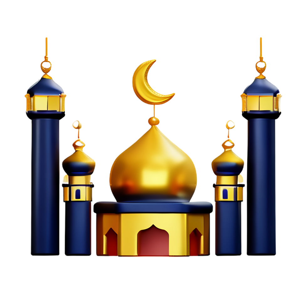 ramadan 3d icon illustration png