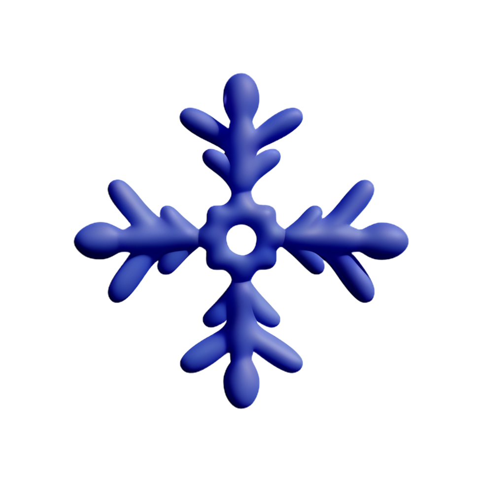 christmas 3d snowflakes icon illustration 28238595 PNG