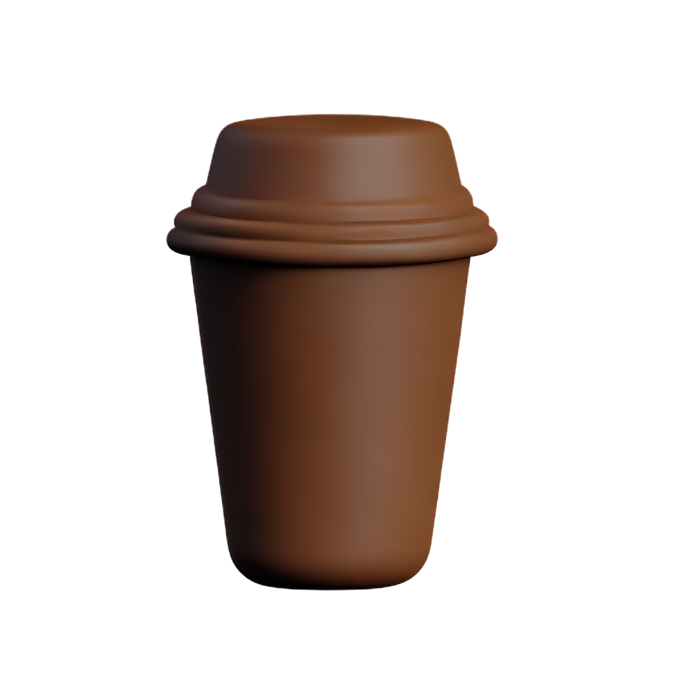 coffee 3d icon illustration png