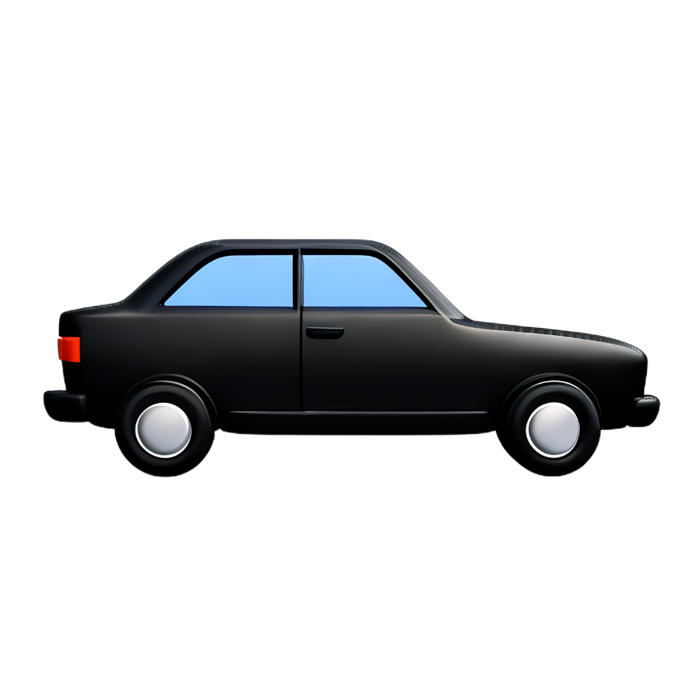 car 3d illustration icon png