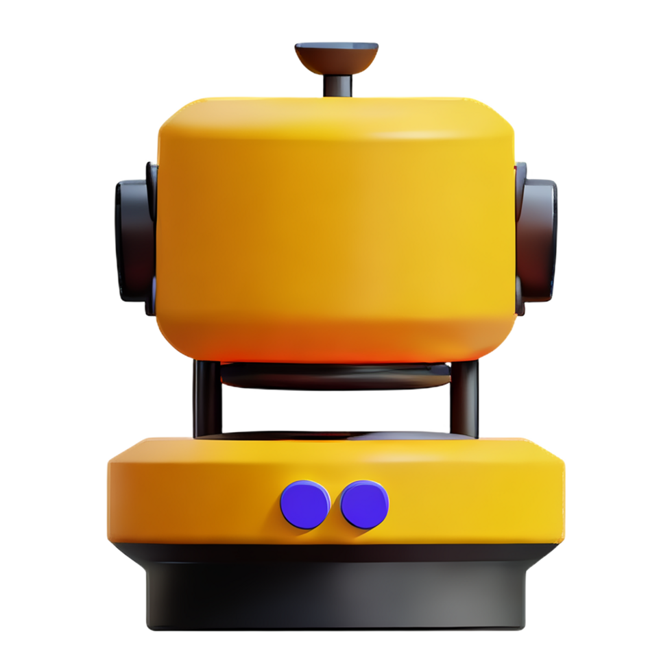 robot 3d rendering icon illustration png