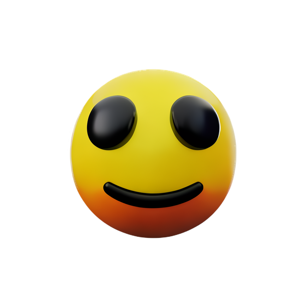 emoji 3d rendering icon illustration png