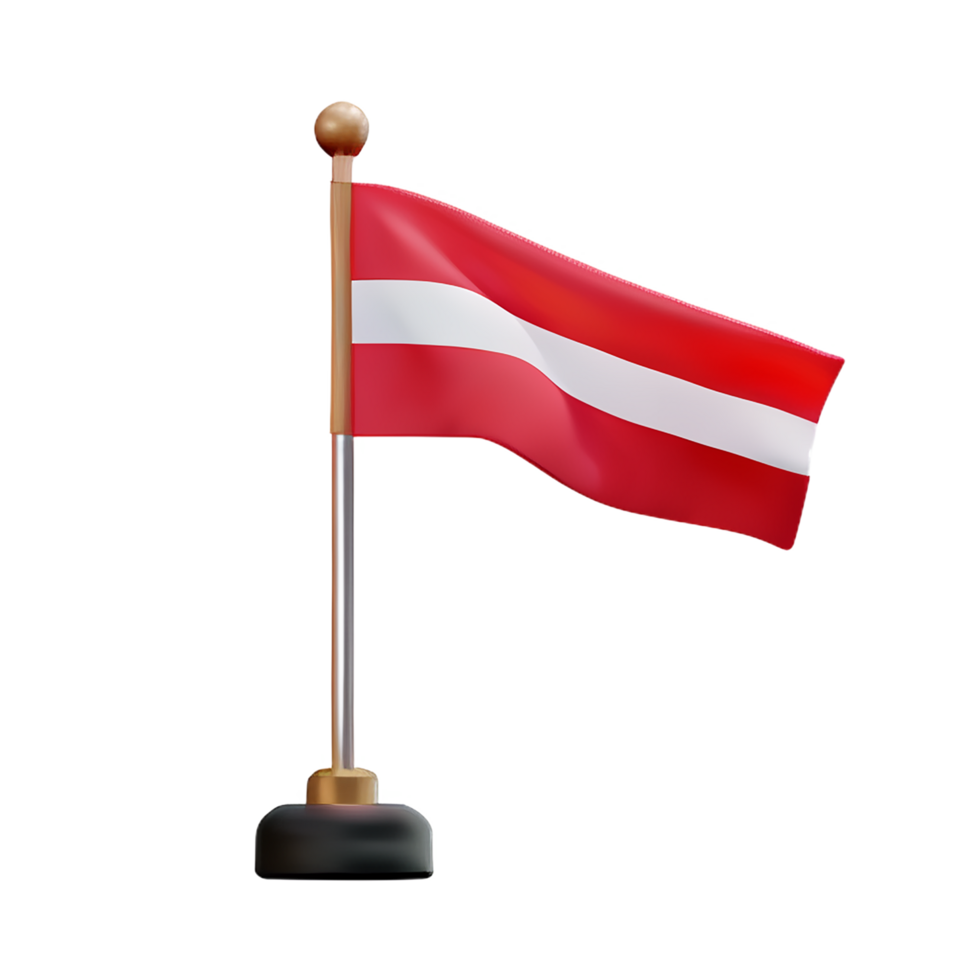 flag 3d rendering icon illustration png
