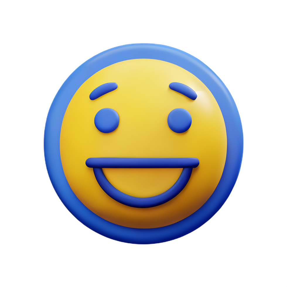 emoji 3d rendering icon illustration png