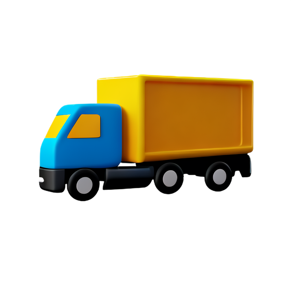 truck 3d rendering icon illustration png