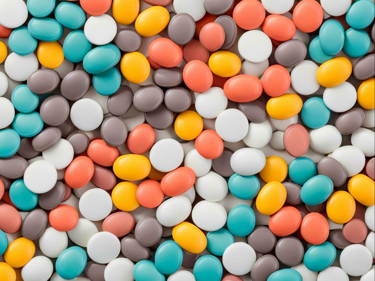Healthcare Supply Stack Pharmaceuticals Pills and Medication, Generative Ai photo