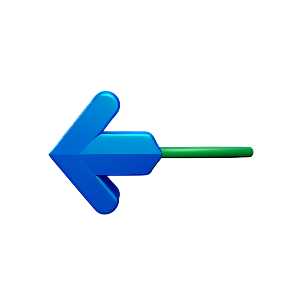 arrow 3d illustration icon png