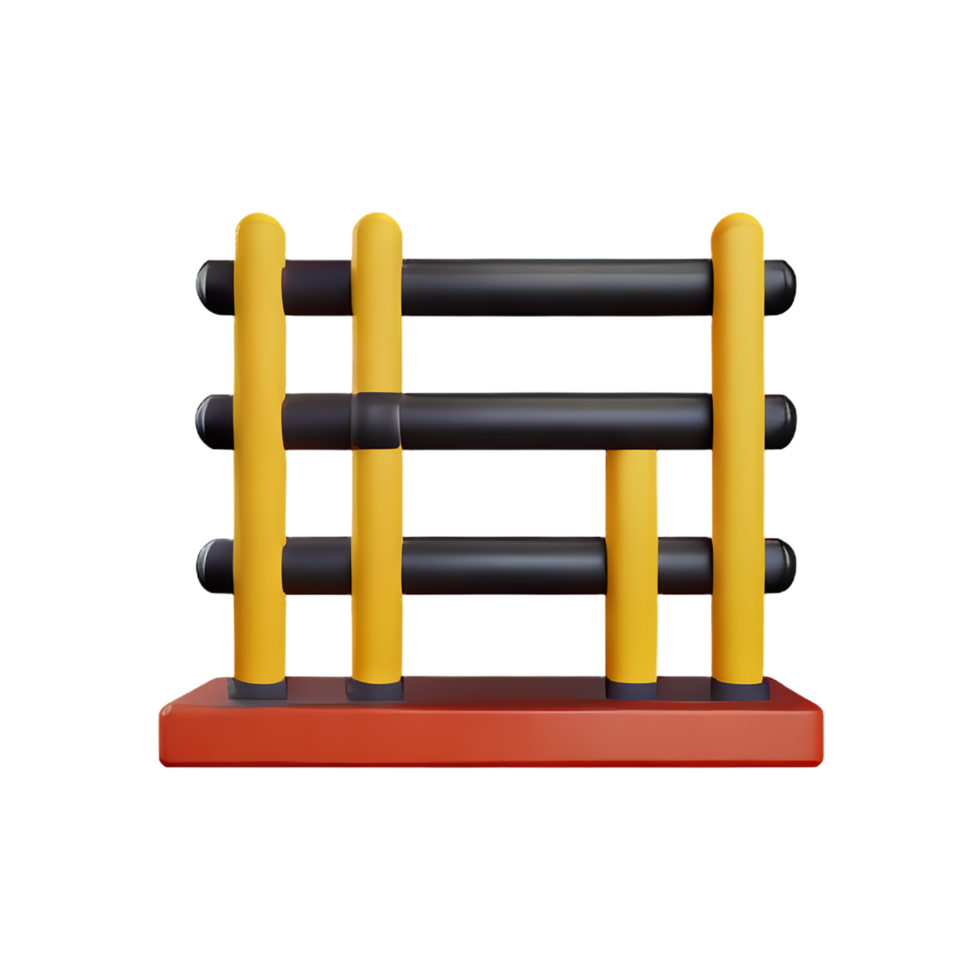 3d illustration of abacus school education icon png