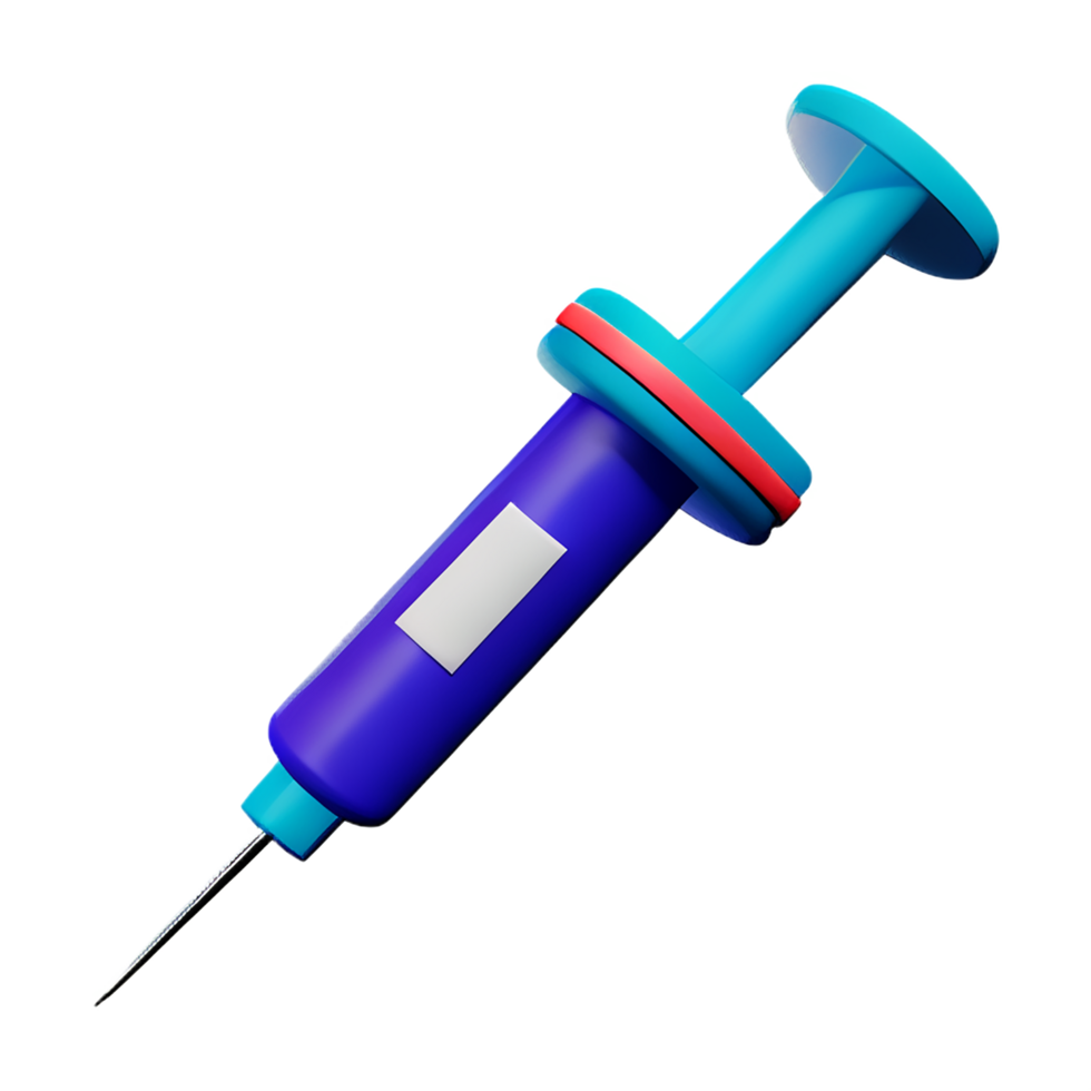 syringe 3d medical and healthcare icon png