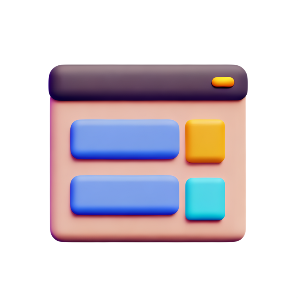 menu options 3d user interface icon png