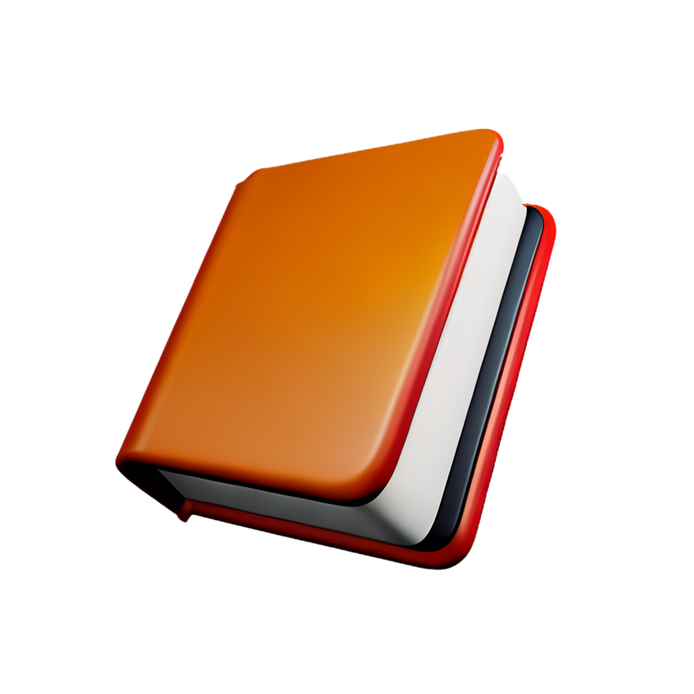 book 3d icon illustration png