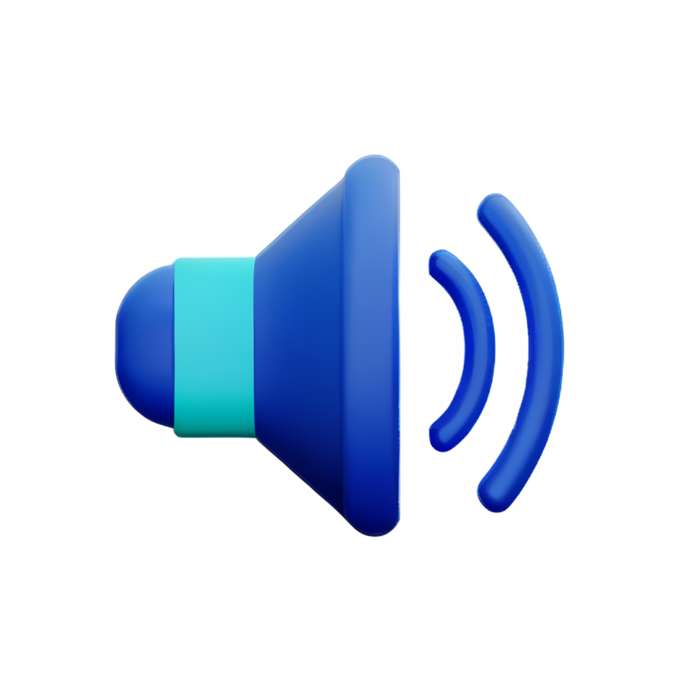 volume up 3d icon png