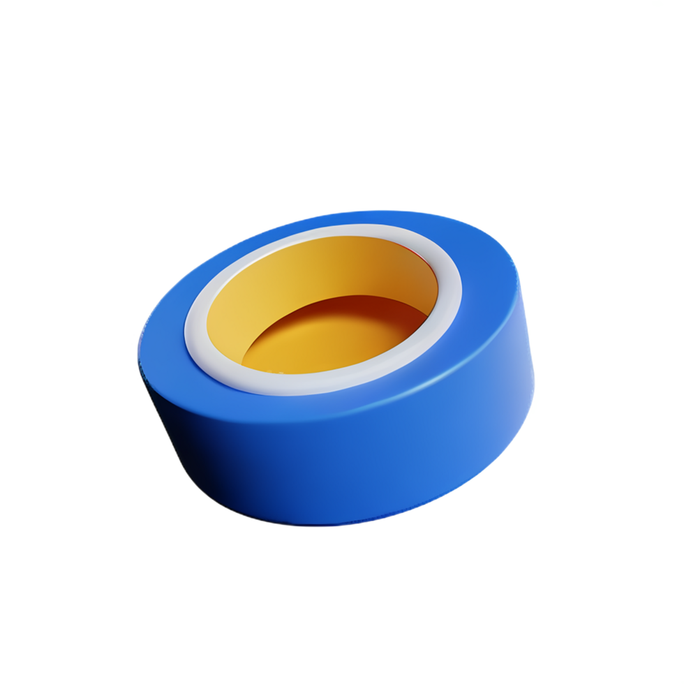 tape 3d rendering icon illustration png