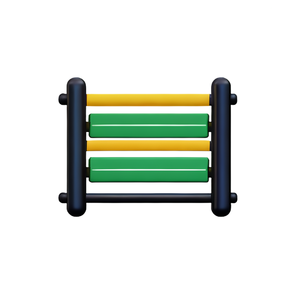 3d illustration of abacus school education icon png