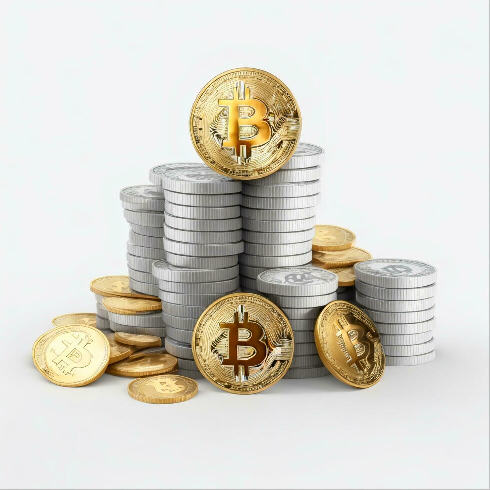 Bitcoin Technology The Future of Digital Finance, Generative Ai photo