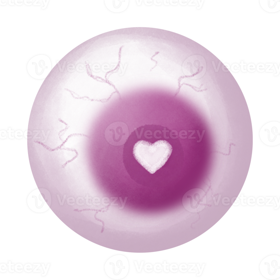 purple eye halloween png