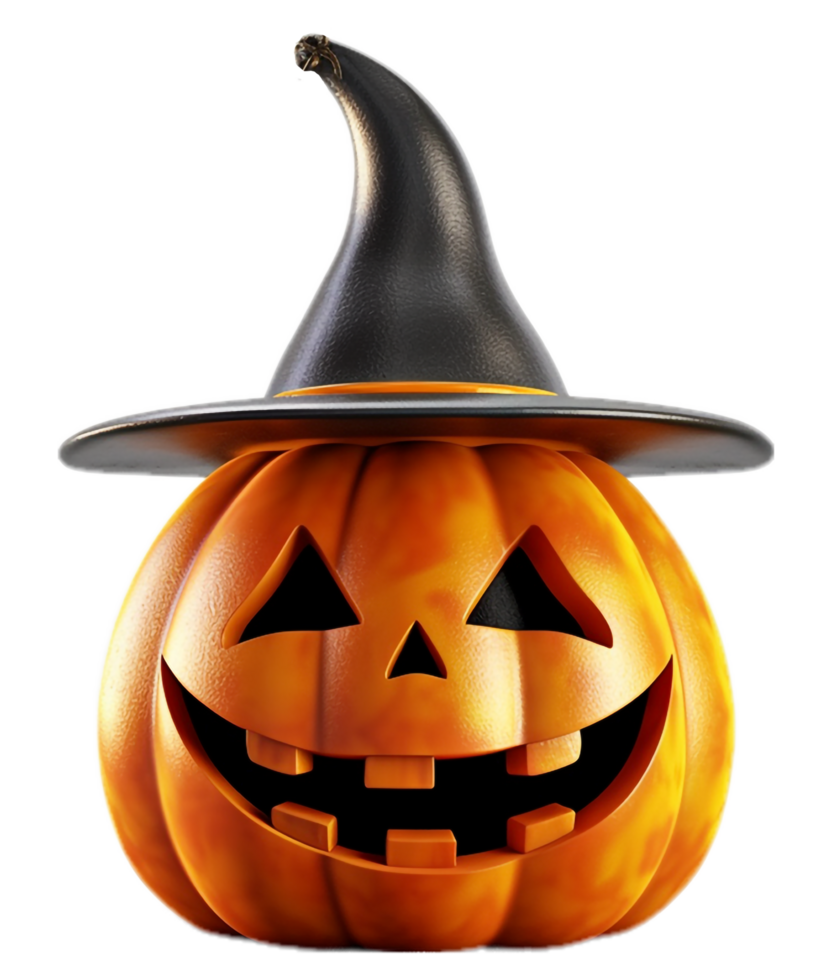 halloween pumpkin elements. generative ai png