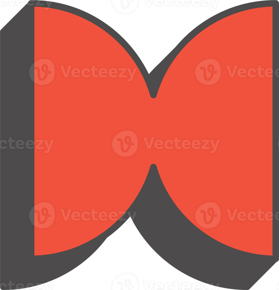 Abstract geometric element. Neobrutalism graphic shape. Minimal groovy Y2k retro sticker. Retro label. png