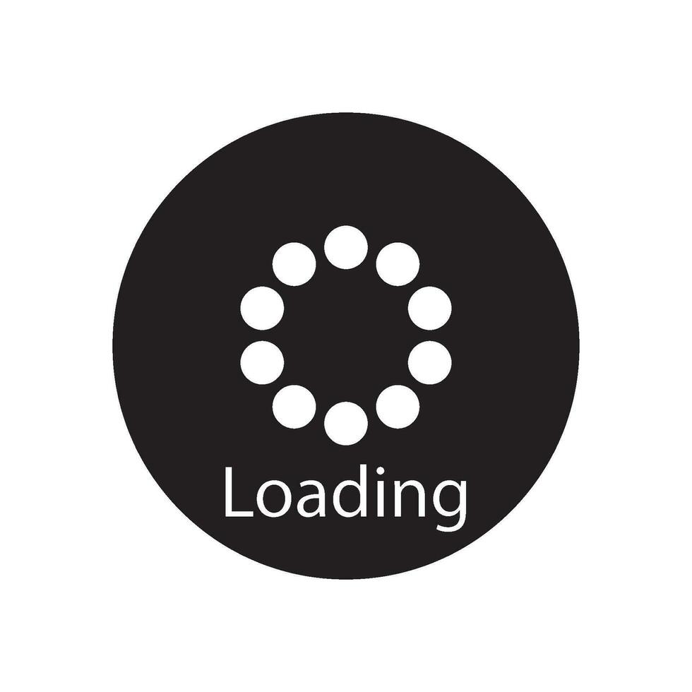 loading icon vector