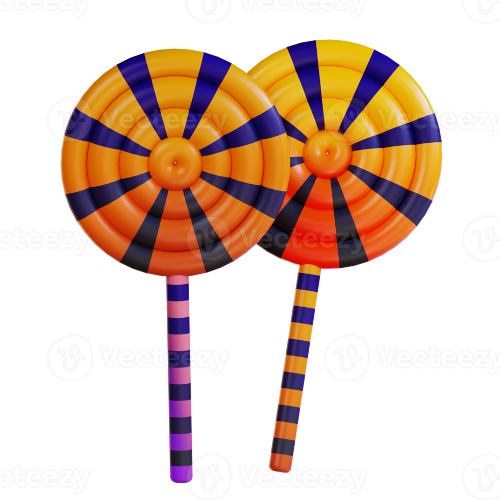 3d illustration of a lollipop png