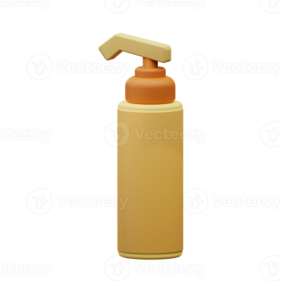 3d Illustration Körper Lotion png