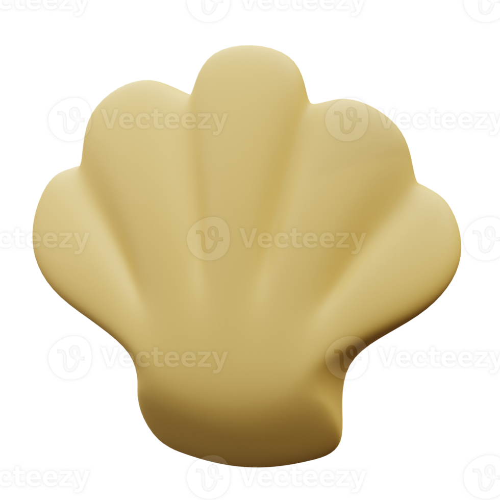 3d illustration of seashell png