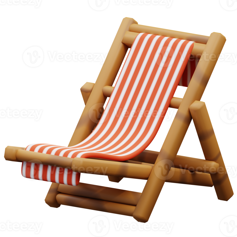 3d illustration of lounge chair png