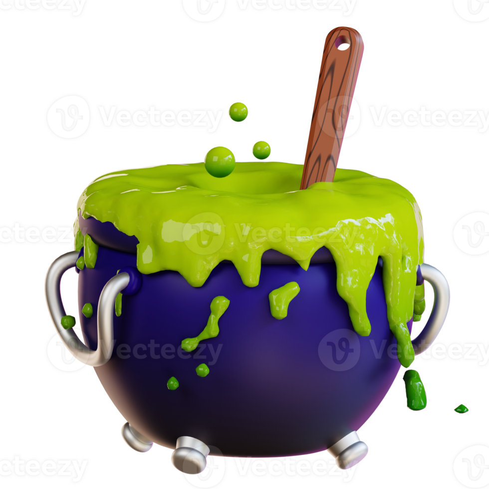 3d illustration of cooking potion png