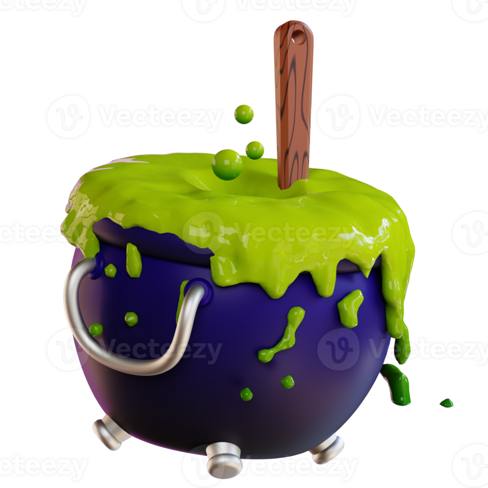 3d illustration of cooking potion png