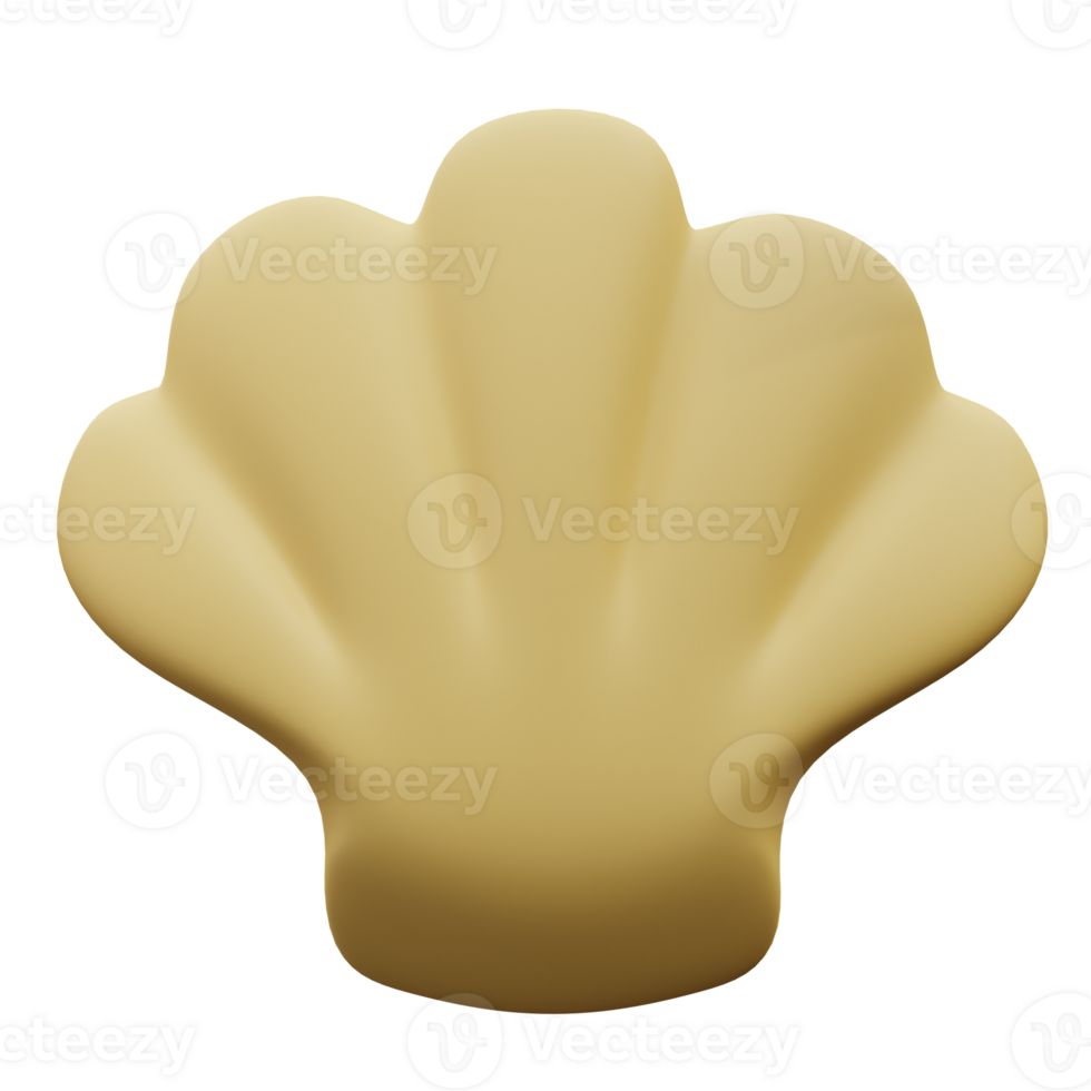 3d illustration of seashell png