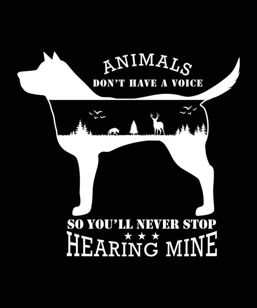 Animals Love Vector TShirt Design