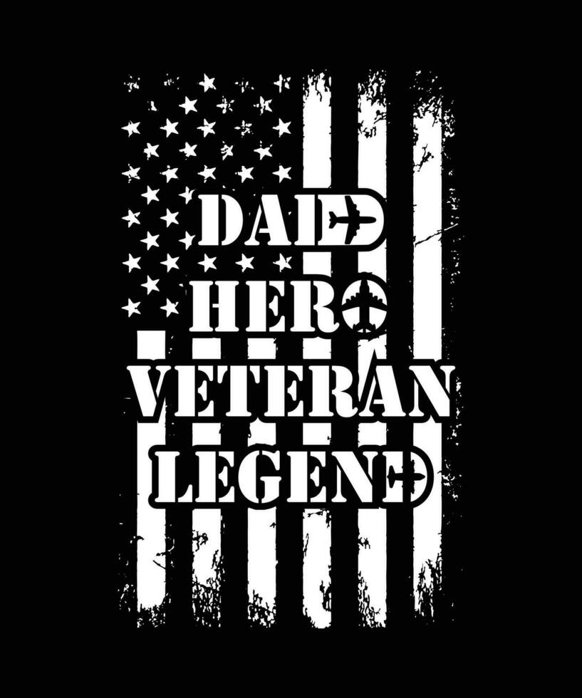 vector veterano camiseta diseño
