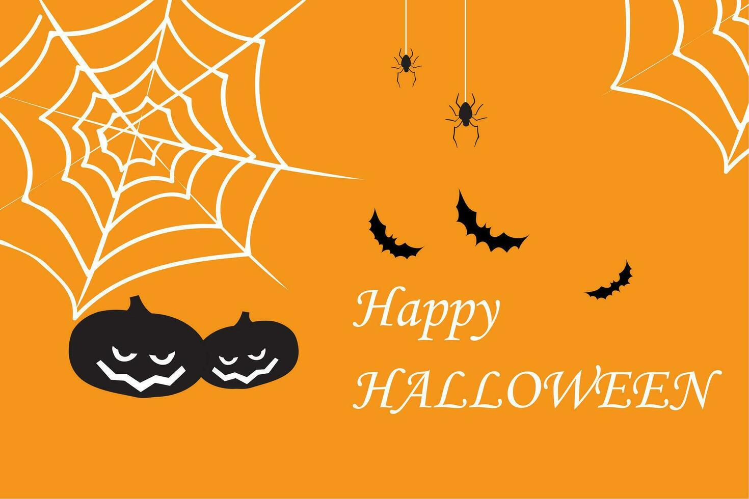 Set of website headers or banner designs for Happy Halloween with bats, web etc. vector