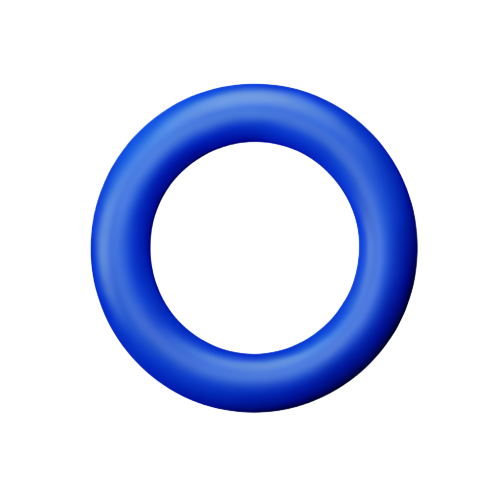 circle frame 3d rendering icon illustration png