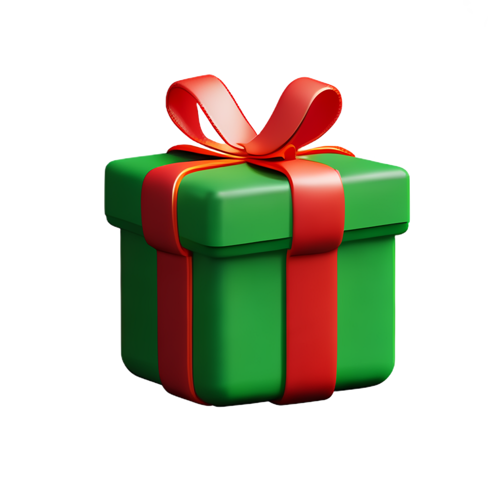 gift box 3d rendering icon illustration png