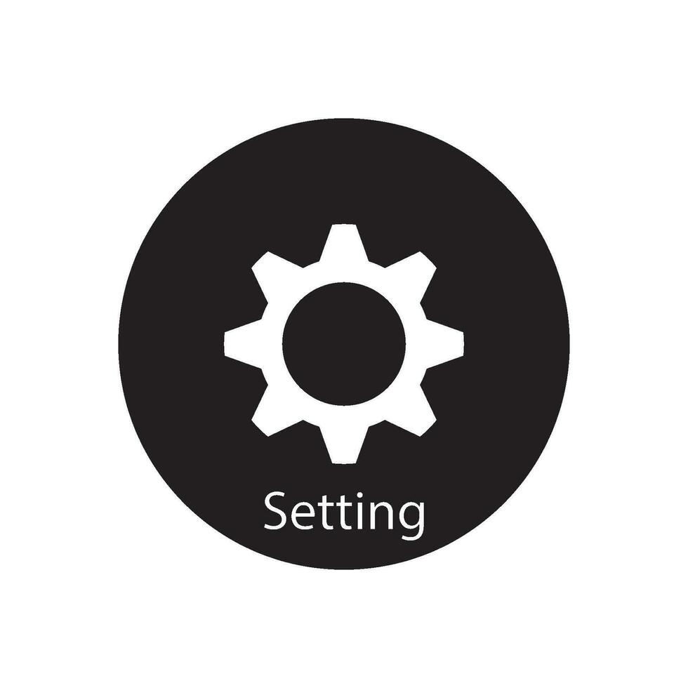 settings icon vector