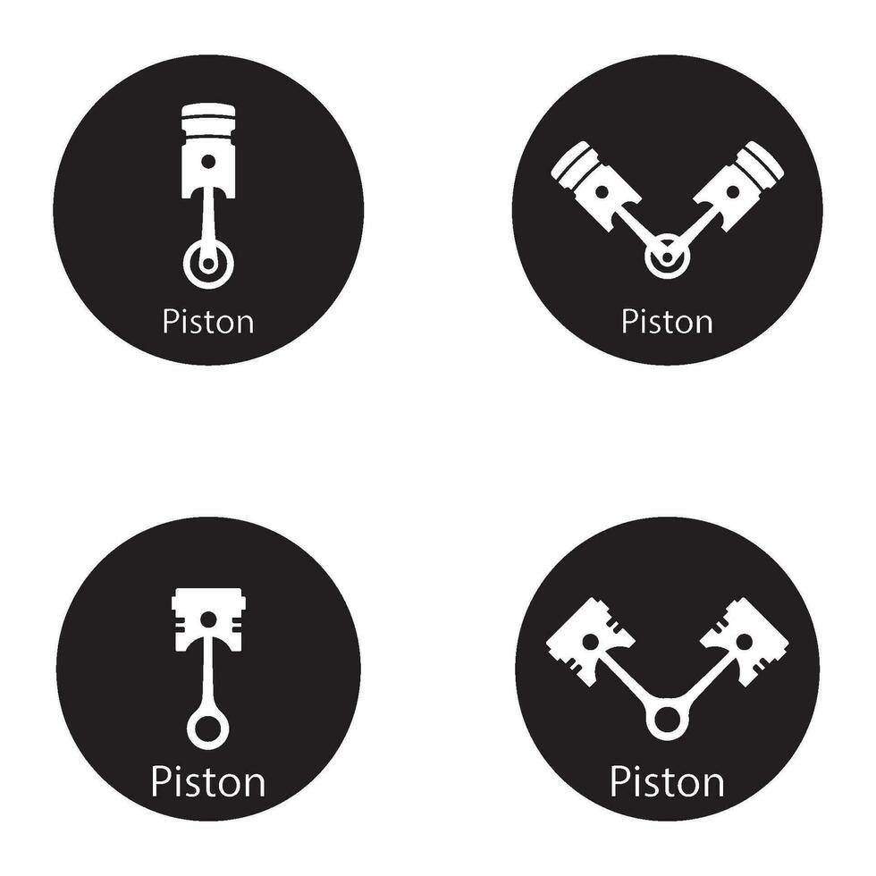 piston icon vector