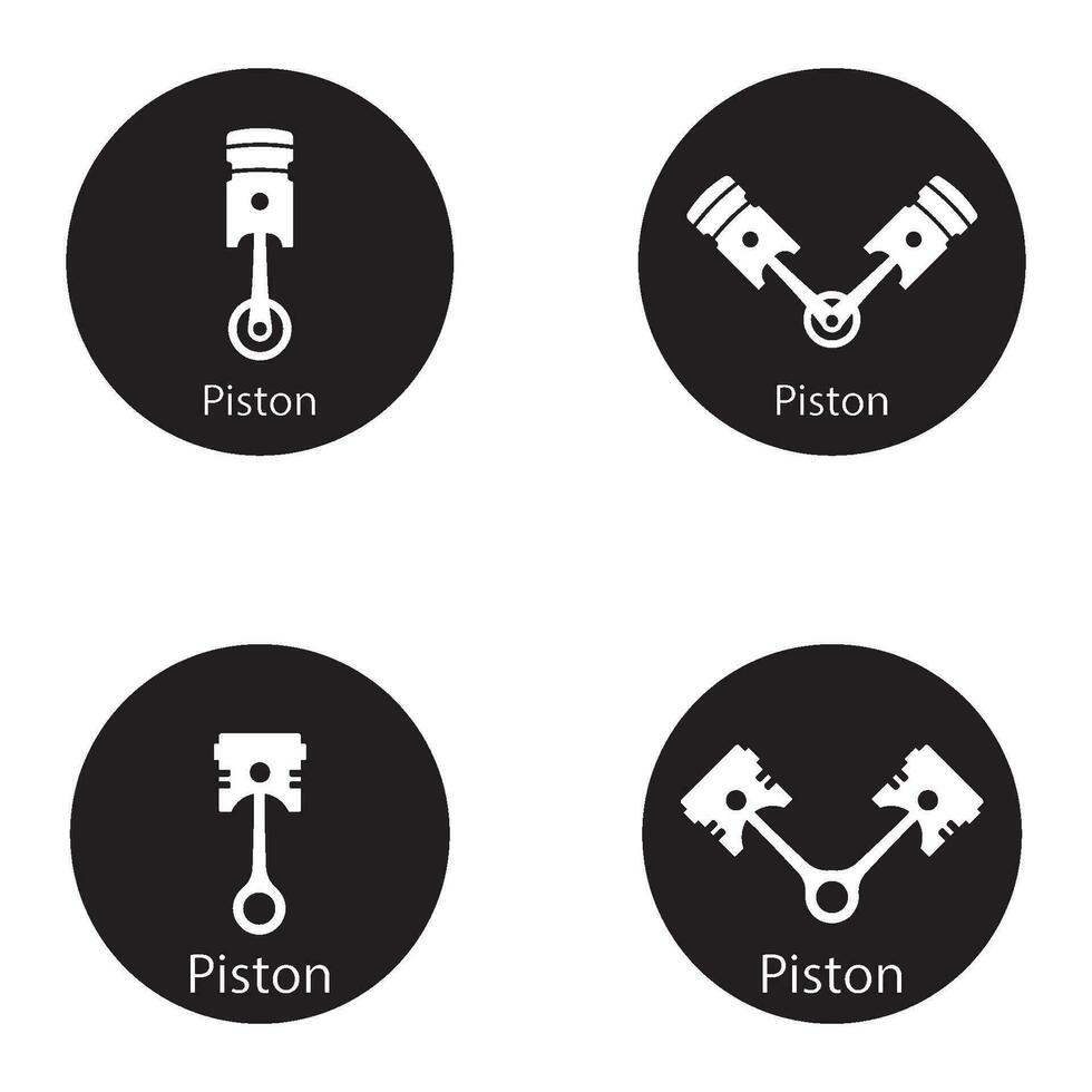 piston icon vector