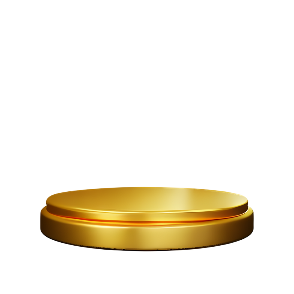 podium 3d rendering icon illustration png