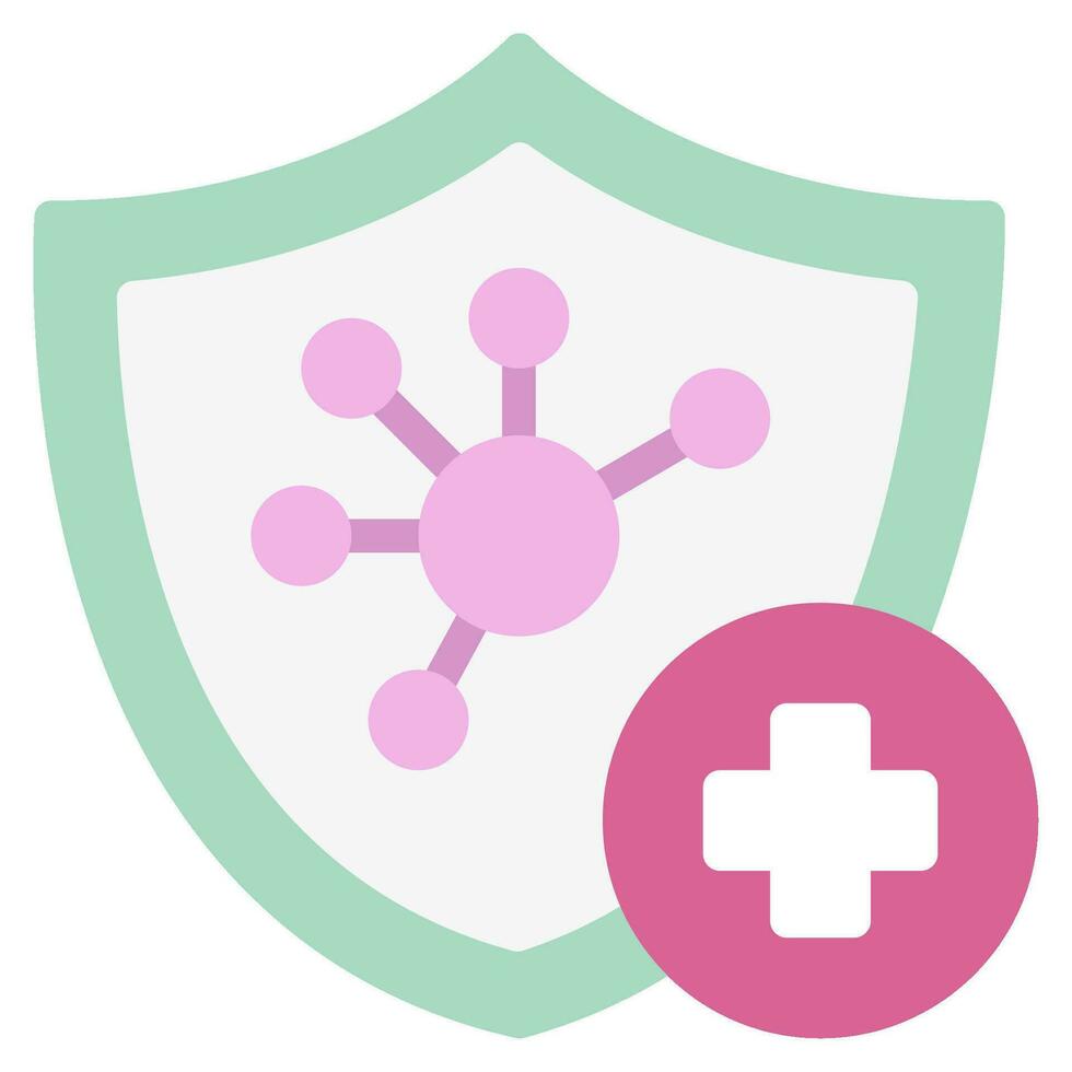 Immune Support Icon Illustration vector